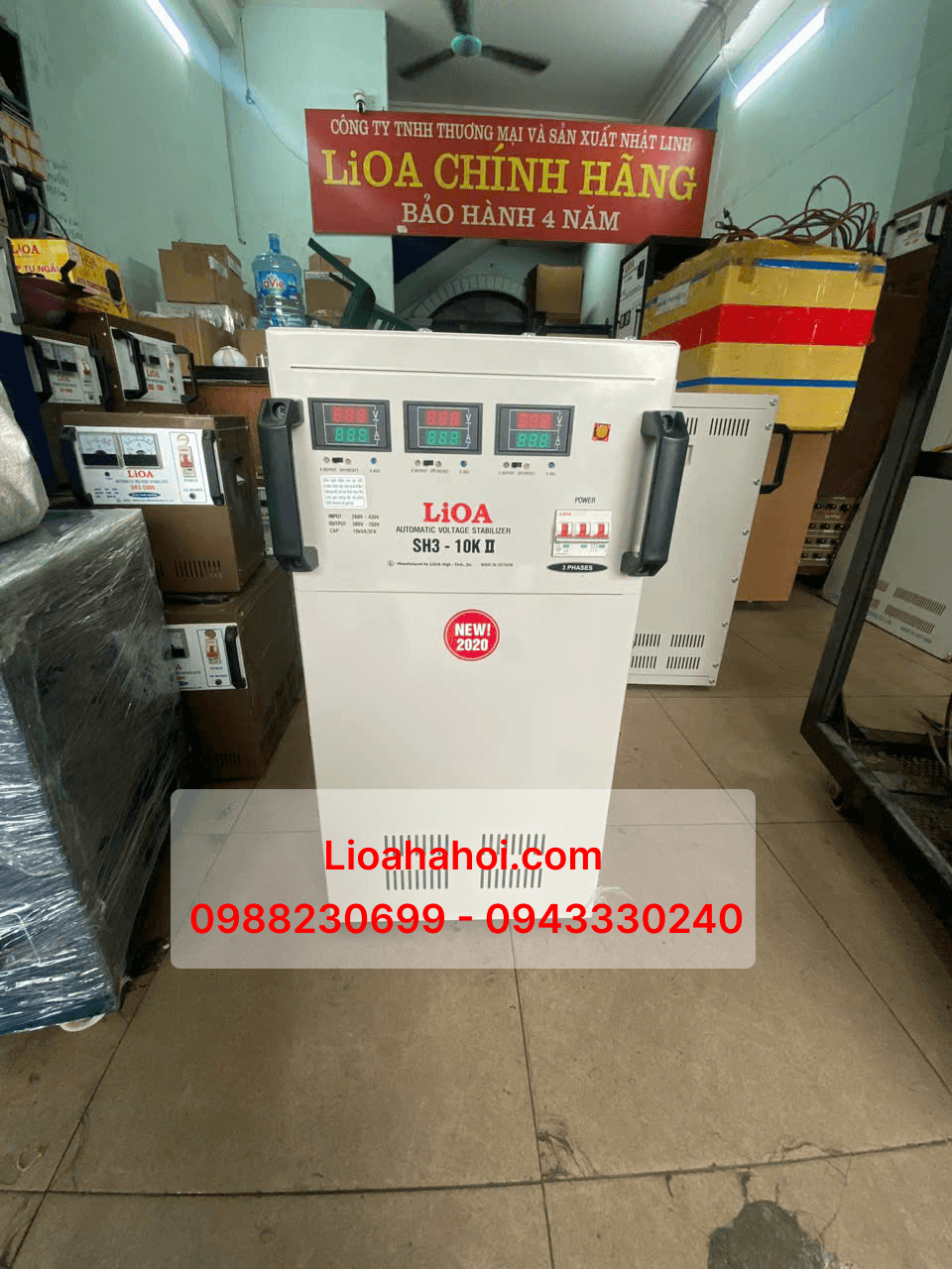 Ổn Áp Lioa SH3-10kVA II New 2020 – 100% Dây Đồng, Giải Pháp Ổn Định Nguồn Điện Hoàn Hảo