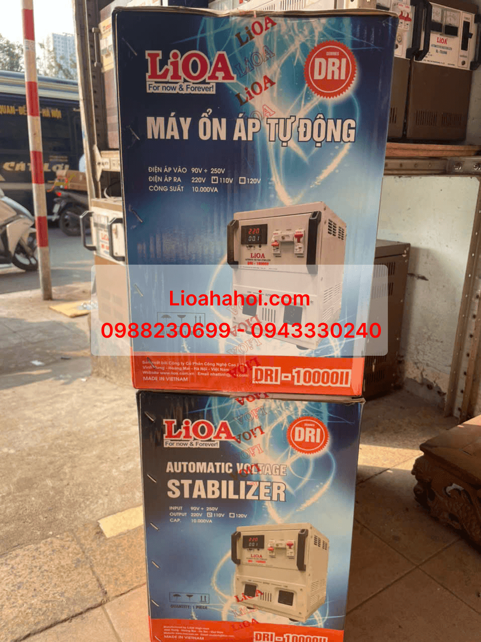 Ổn Áp Lioa DRI 10kVA II New 2020 – 100% Dây Đồng, Công Nghệ Mới