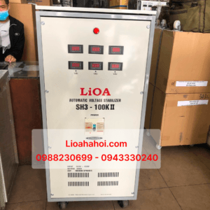 Ổn Áp Lioa 3 Pha Khô SH3-100kVA II New 2020 – Giải Pháp Điện Áp Ổn Định Cho Cơ Sở Sản Xuất