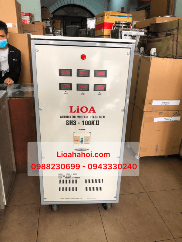 Lioa Group 26 Ổn Áp Lioa 3 Pha Khô SH3-100kVA II New 2020 – Giải Pháp Điện Áp Ổn Định Cho Cơ Sở Sản Xuất