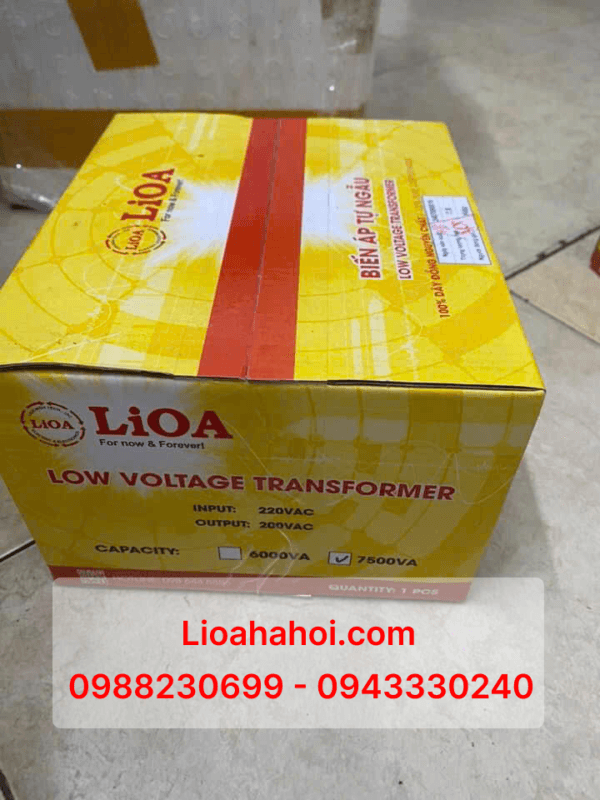 Đổi Nguồn Hạ Áp 1 Pha Lioa Dây Đồng – Giải Pháp Chuyên Dụng Cho Bếp Từ Điện 200V