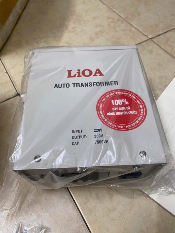 Đổi Nguồn Hạ Áp 1 Pha Lioa Dây Đồng – Giải Pháp Chuyên Dụng Cho Bếp Từ Điện 200V