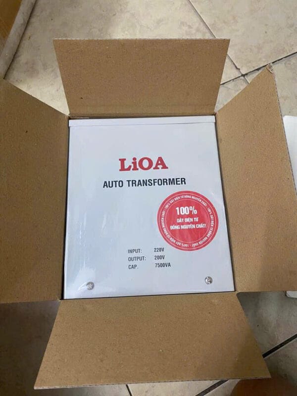 Đổi Nguồn Hạ Áp 1 Pha Lioa Dây Đồng – Giải Pháp Chuyên Dụng Cho Bếp Từ Điện 200V