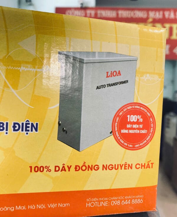 Đổi Nguồn Hạ Áp 1 Pha Lioa Dây Đồng – Giải Pháp Chuyên Dụng Cho Bếp Từ Điện 200V