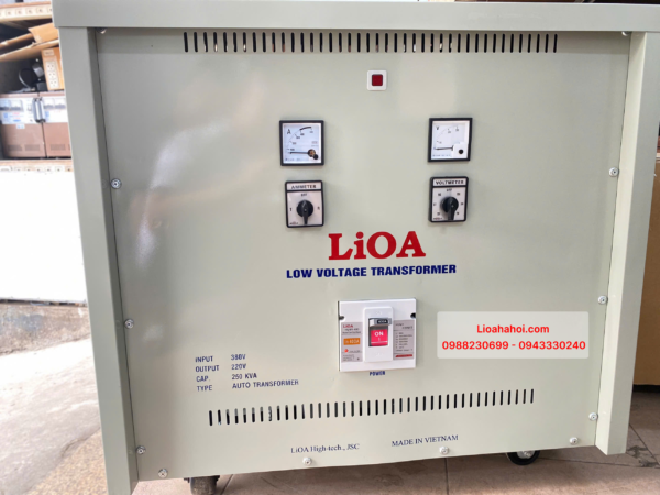 Lioa Group 73 🔌 Biến Áp 3 Pha 250kVA – Giải Pháp Hạ Áp Hiệu Quả, Ổn Định Dòng Điện 🔌