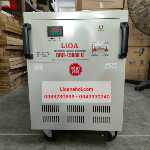 Lioa Group 75 Ổn Áp Lioa 1 Pha DRII - 15kVA - Đảm Bảo Nguồn Điện Ổn Định