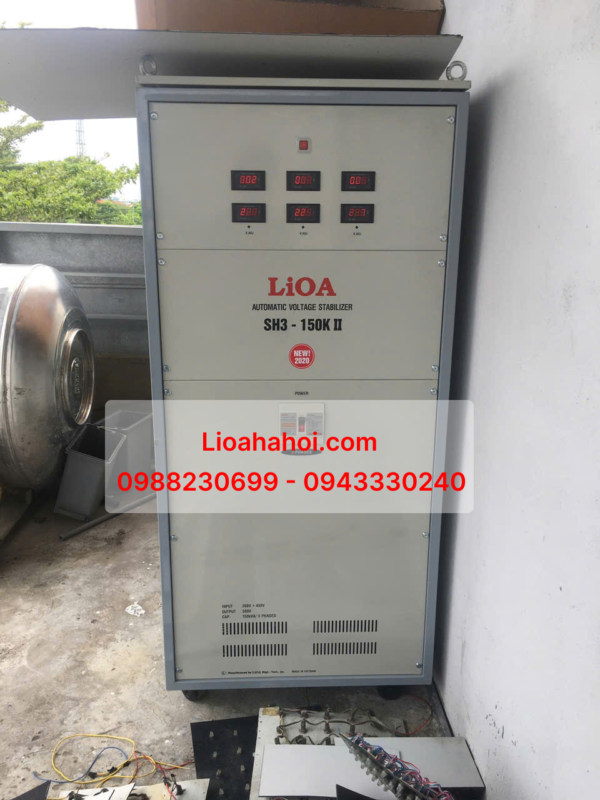 Lioa Group 80 ỔN ÁP LIOA 3 PHA SH3 - 150KVA – CÔNG SUẤT LỚN, HOẠT ĐỘNG ỔN ĐỊNH