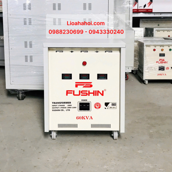Biến Áp 3 Pha 60kVA – Giải Pháp Chuyển Đổi Điện Áp Hiệu Quả Cho Doanh Nghiệp